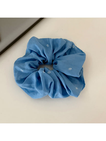 Gifty - Simple Floral Print Polyester Hair Scrunchie