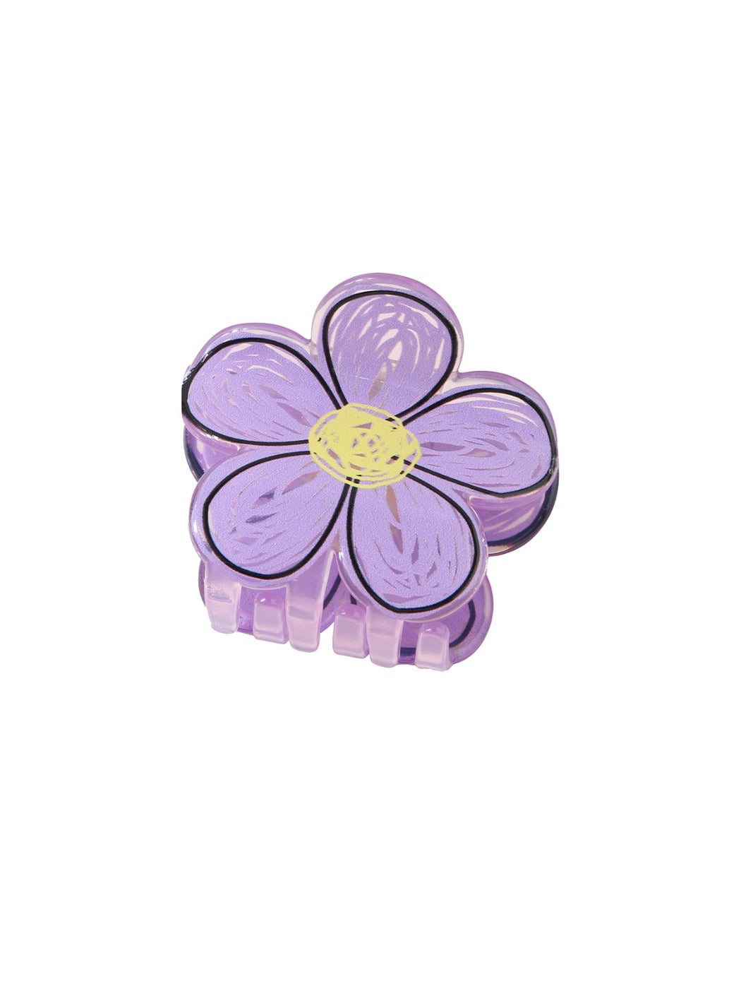 Beau - Flower-Shaped Claw Clip