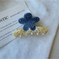 Beau - Simple Flower Hair Claw Clip