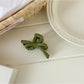 Beau - Glossy Bow Shape Plastic Claw Clip