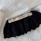 Beau - Irregular Lace Bow Design Hair Clip