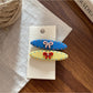 Beau - Cute Colorful Oval Hair Clips Set