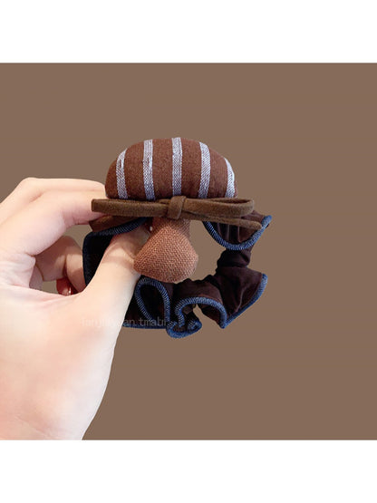 Gifty - Striped Floral Hair Ring