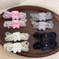Beau - Layered Mesh Bow Bear Side Bangs Hair Clip