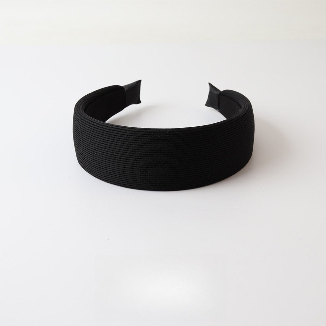 Gifty - Minimalist Striped Solid Wide Headband