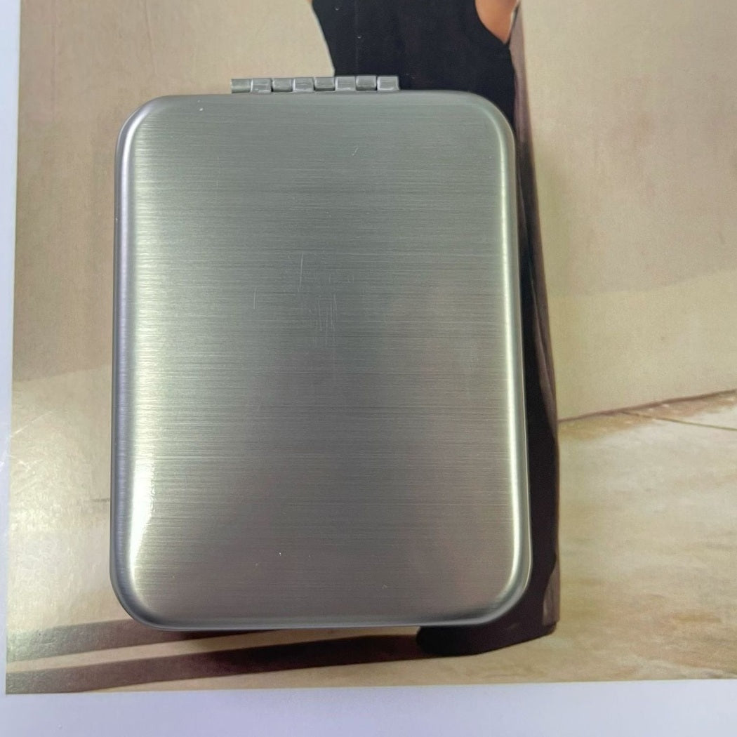 Brushed Finish Folding Compact Mirror variant image