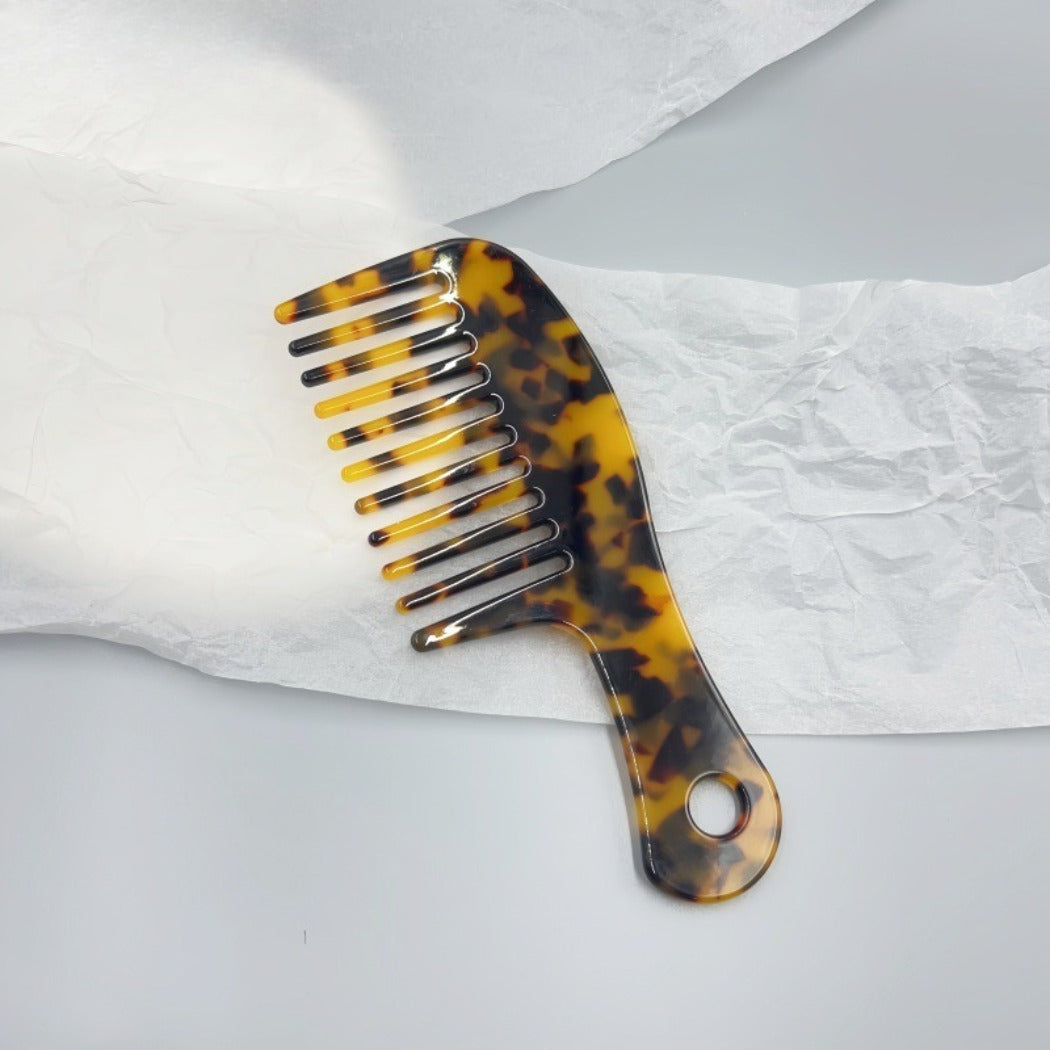 Camerow - Wide-Handle Mixed-Pattern Styling Comb
