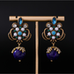 Earedge - Retro Round Accent Geometric Stud Earrings