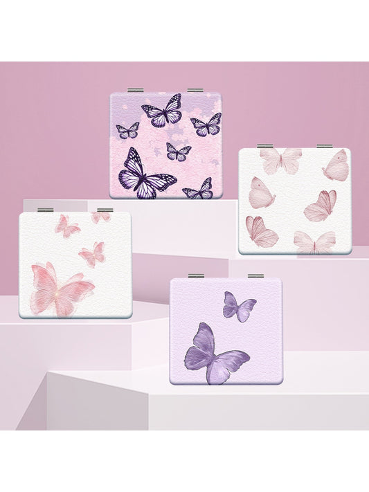 Mirroray - Butterfly Print Foldable Makeup Mirror