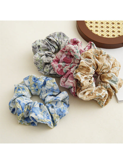 Gifty - Oil Painting Floral Gradient Scrunchie