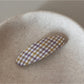 Beau - Irregular Oval Pattern Hair Clip