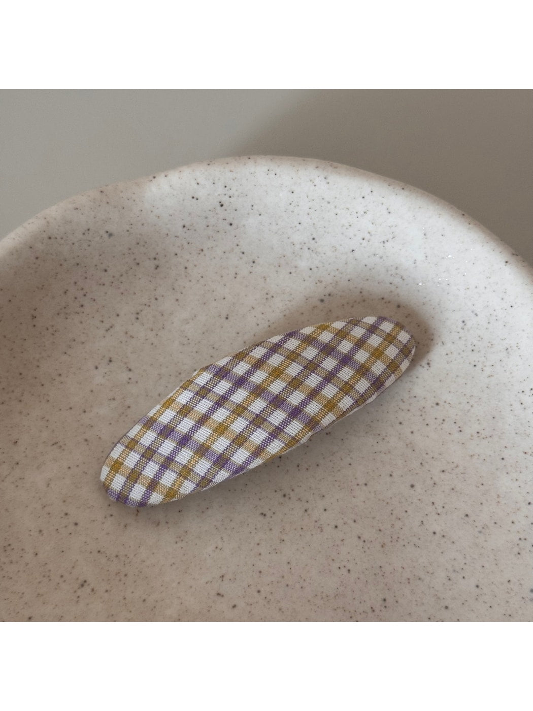 Beau - Irregular Oval Pattern Hair Clip