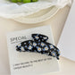 Beau - Sweet Floral Pattern Hair Claw Clip
