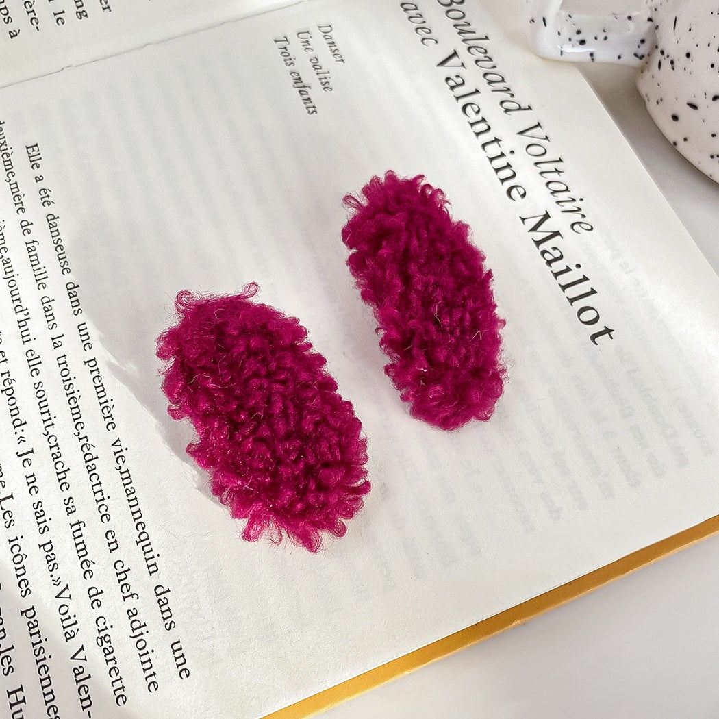 Beau - Sweet Style Plush Hair Clip Set