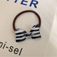 Gifty - Simple Striped Bow Hair Tie