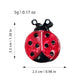 Beau - Ladybug-Shaped Hair Clip