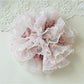 Gifty - Chic Floral Print Ruffled Lace Scrunchie
