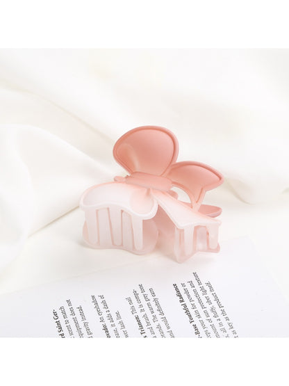 Beau - Plastic Gradient Bow Claw Clip