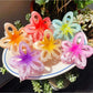 Close-up of Beau flower hair claw clip showing intricate openwork design