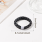 Gifty - Plaid High Elasticity Ponytail Hair Tie