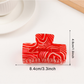 Beau - Rectangular Vintage Style Acrylic Claw Clip