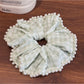 Gifty - Tartan Scrunchies with Beads Large