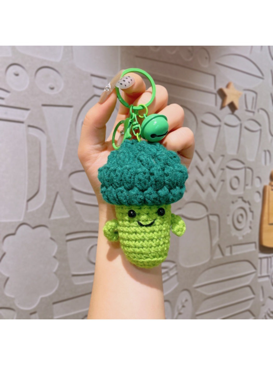 Keypus - Crochet Fruit Vegetable Keychain