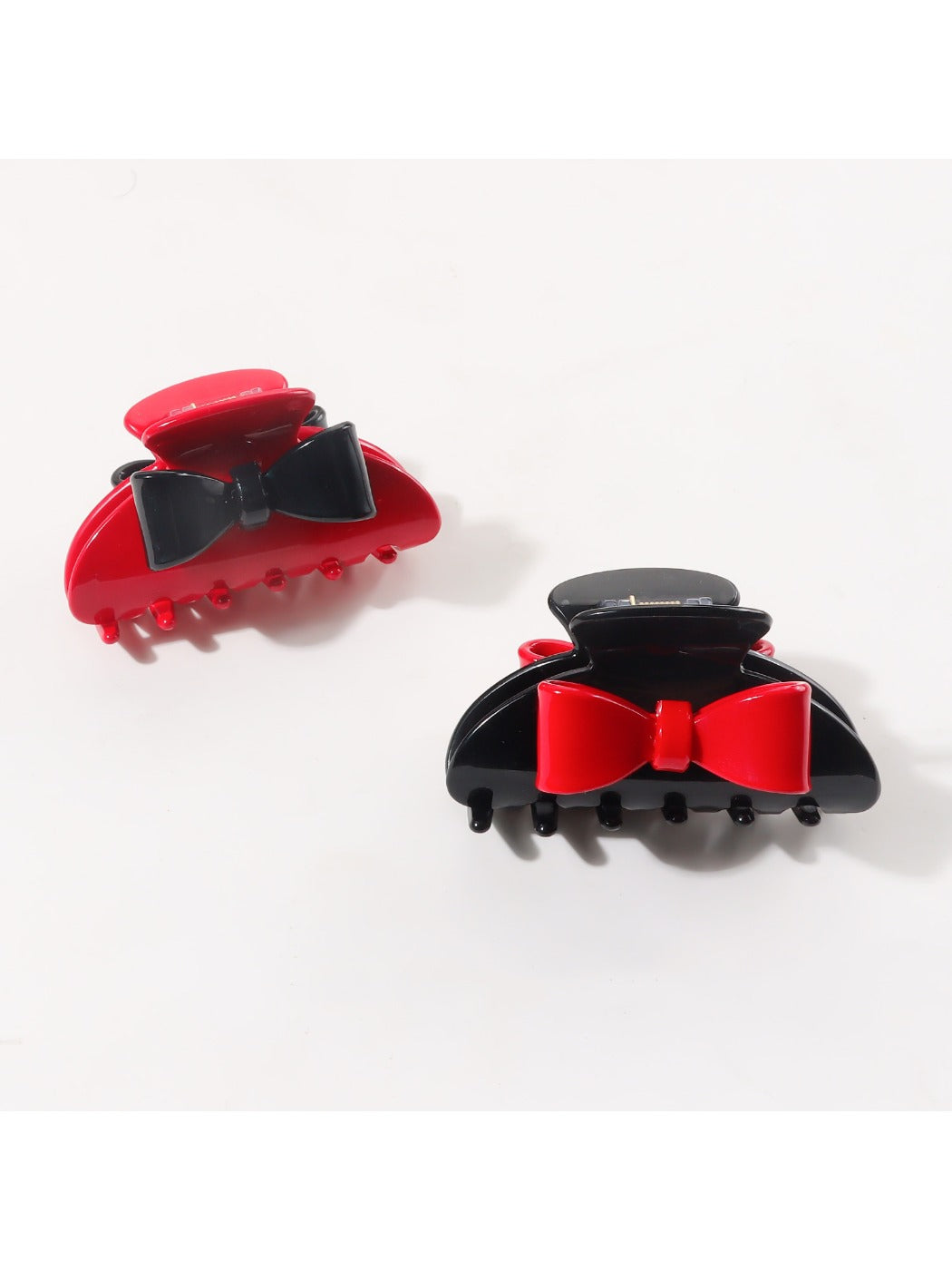 Beau - Half Moon Color Block Claw Clip