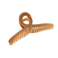Beau - Geometric Plastic Alloy Square Form Claw Clip