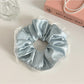 Gifty - Polyester Satin Look Mesh Trim Scrunchie