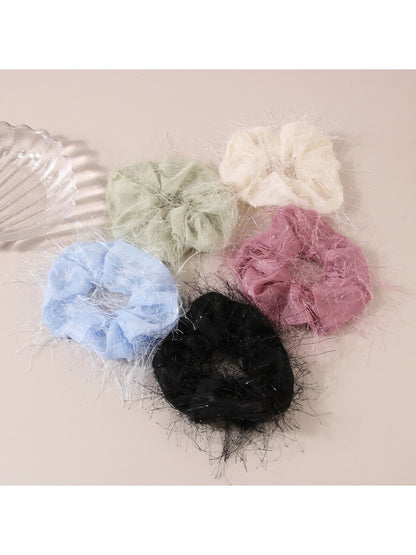Gifty - Simple Tulle Ruffled Hair Scrunchie