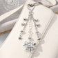 Keypus - Y2K Alloy Bow and Star Dangle Keychain