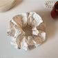 Gifty - Sweet Cream Floral Scrunchie