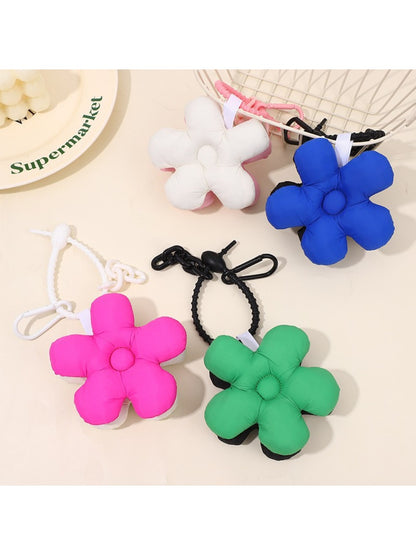 Keypus - Two-Tone Five-Petal Flower Keychain