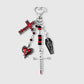Keypus - Halloween Cross Coffin Charm Keychain