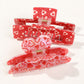 Beau - Valentine'S Day Heart-Patterned Claw Clip