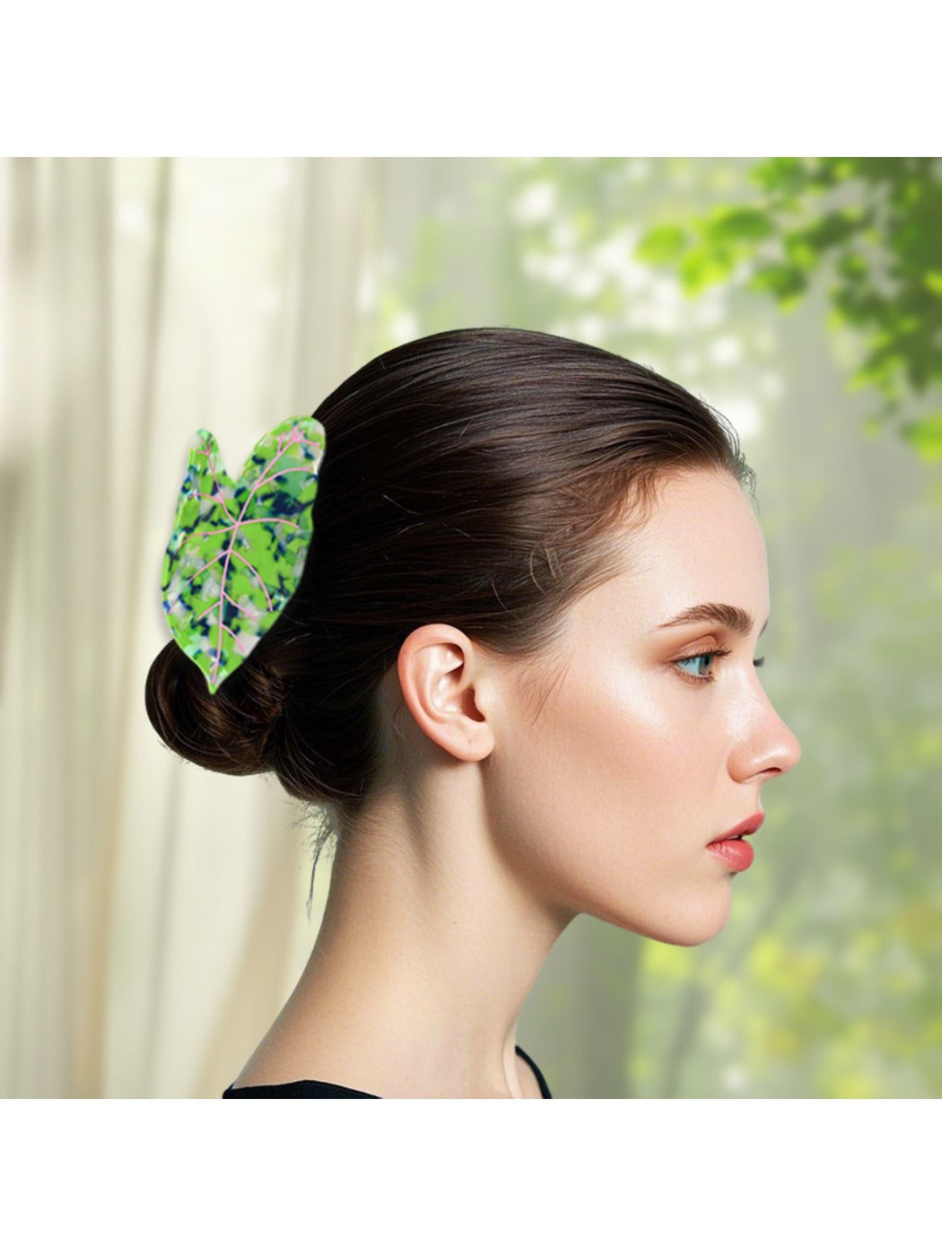 Beau - Acetate Leaf Hair Claw Clip