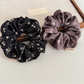 Gifty - Vintage Simple style Floral Ruched Scrunchie