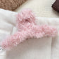 Beau - Soft Plush Pastel Elegant Claw Clip
