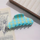 Beau - Retro Striped & Polka Dot Claw Clip