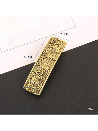 Beau - Sophisticated Rectangular Retro Hair Clip