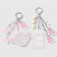 Keypus - Sweet Y2K Heart and Bear Acrylic Keychain