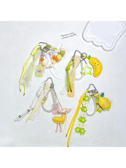 Keypus - Cute Fruit Pattern Bag Pendant Keychain