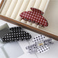 Beau - Retro Polka Dot Half Moon Claw Clip
