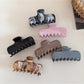 Beau - Square Acrylic Metal Hair Claw Clip