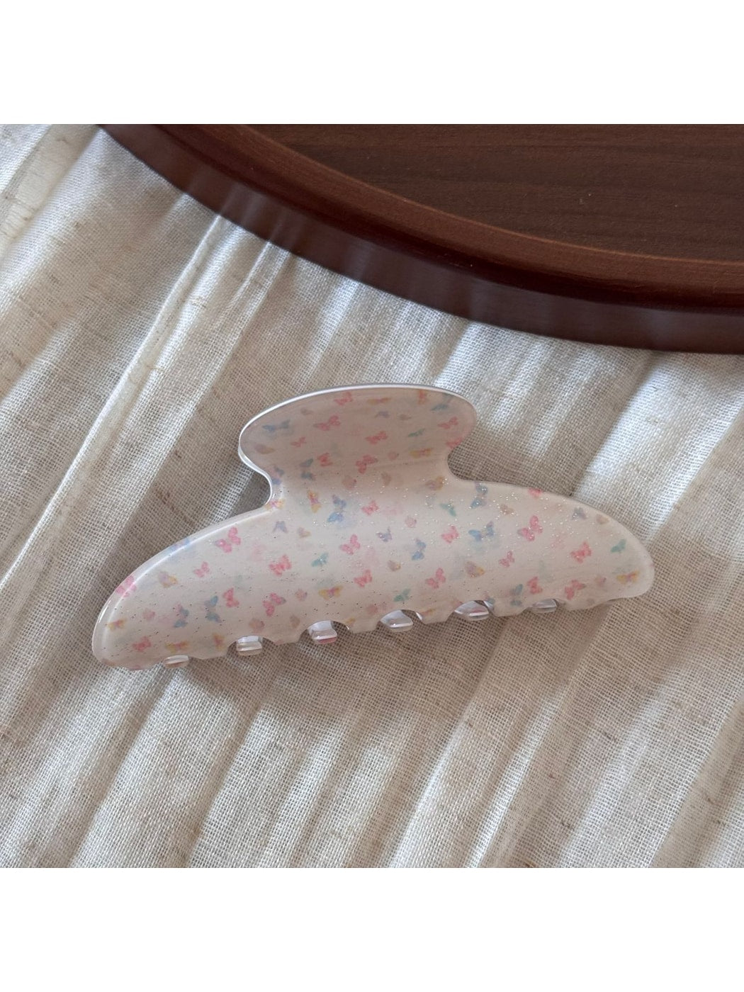 Beau - Acrylic Butterfly Print Patterned Hair Claw Clip