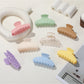 Beau - Matte Plastic Oval Shape Hair Styling Claw Clip