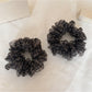 Gifty - Leopard Print Mesh Round Detail Hair Tie