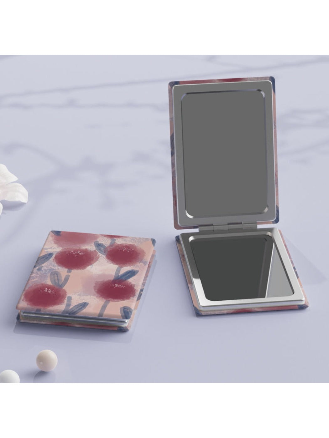 Mirroray - Oil Painting Tulip Pattern Vanity Mirror
