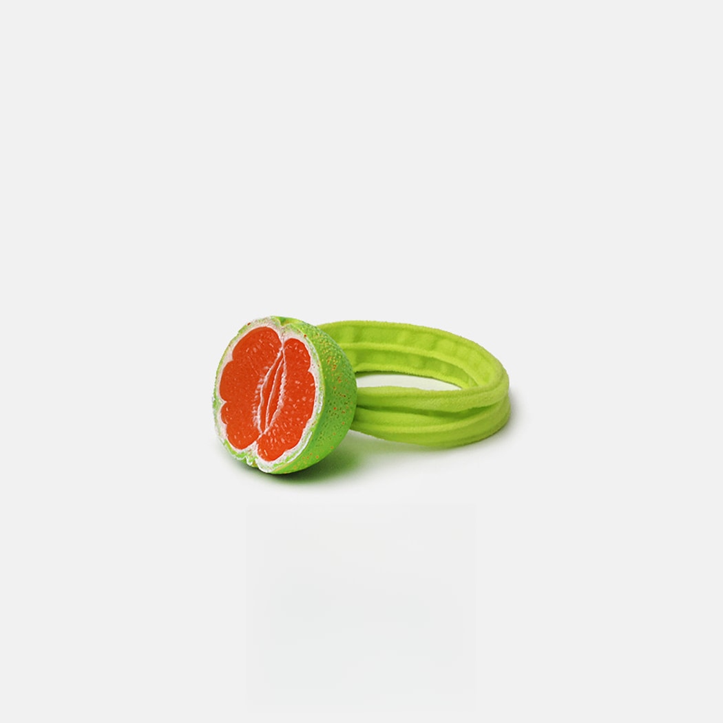Gifty - Fruit Slice Cartoon Ponytail Hair Tie